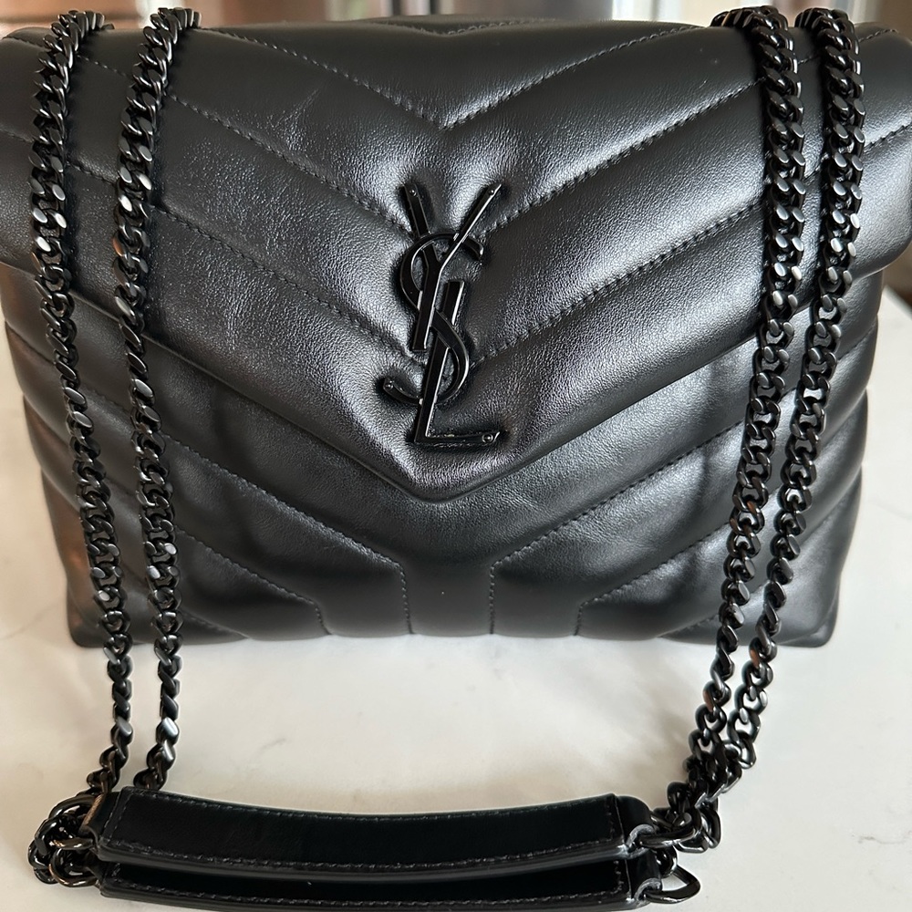YSL LOULOU SMALL IN QUILTED LEATHER